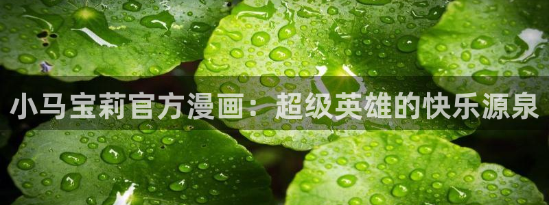 漫蛙最新版本：小马宝莉官方漫画：超级英雄的快乐源泉